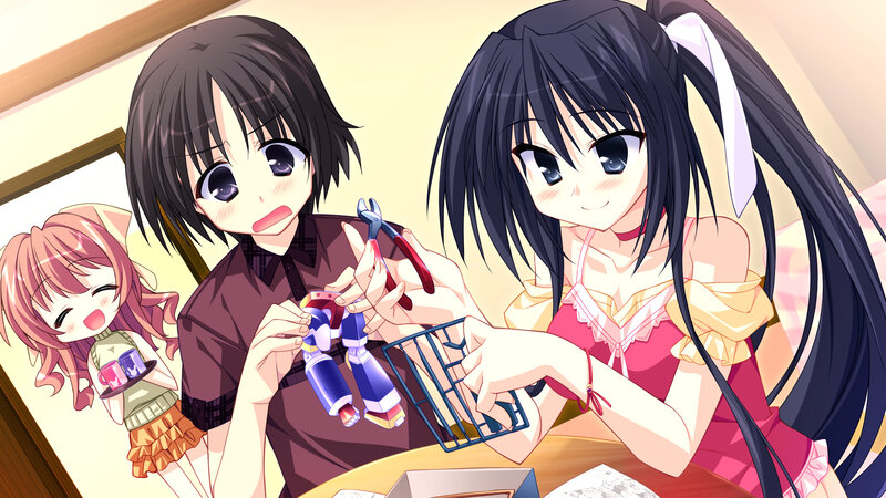 Two Girls Assembling a Robot