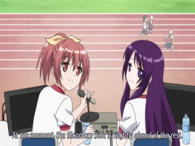 Two Girls at a Commentary Desk