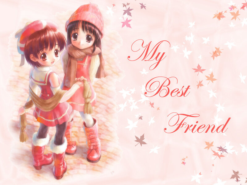 Two girls best friends