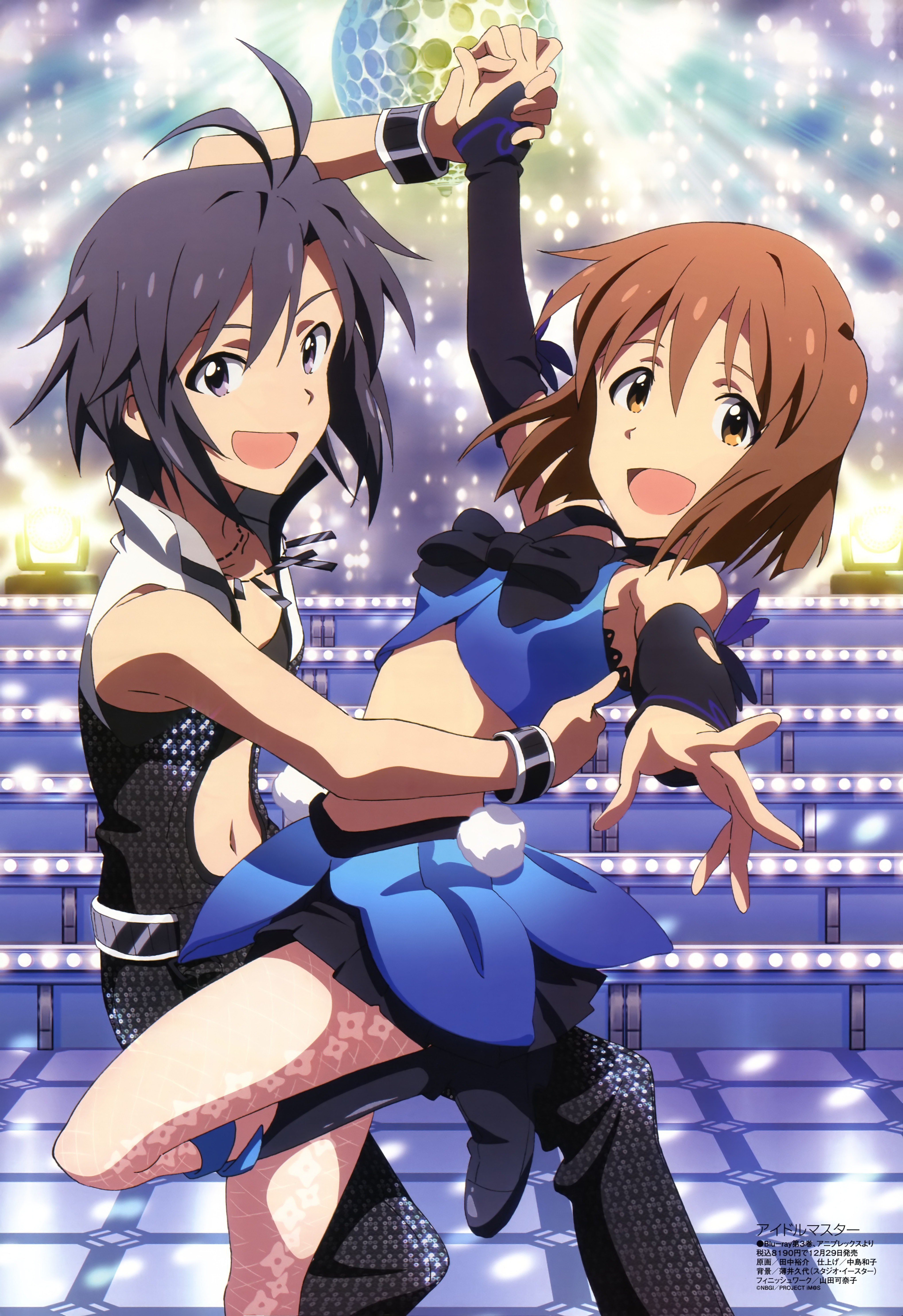Two girls dancing on stage