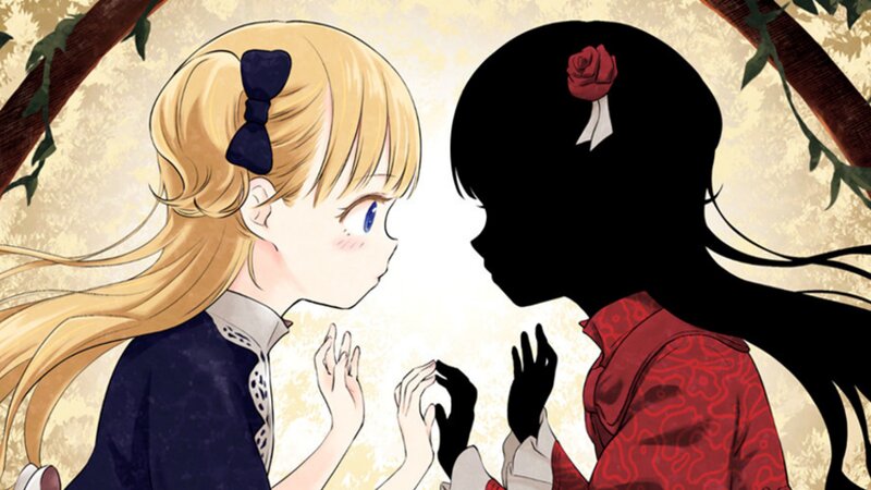 Two Girls Facing Each Other — Black, Dramatic