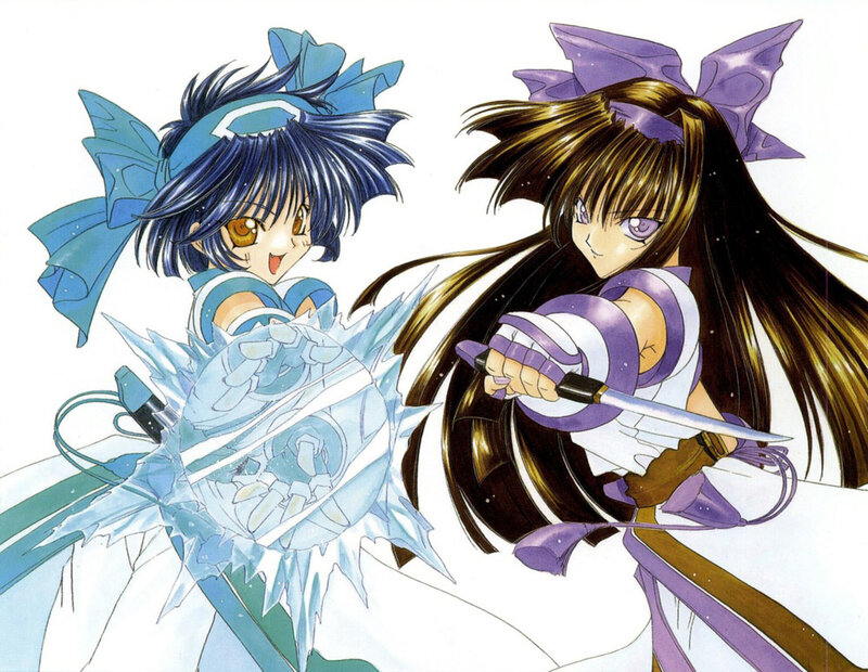 Two Girls Fighting — Blue, Action, Manga