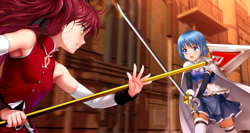 Two Girls Fighting — Red, Dramatic, Afternoon