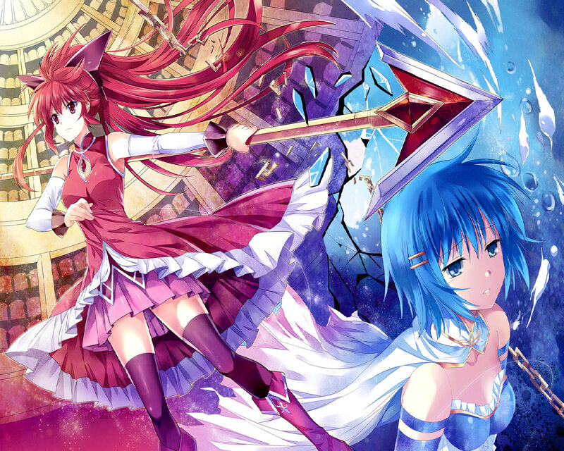 Two Girls Fighting — Red