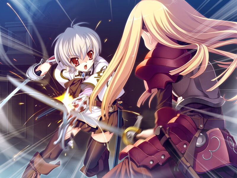 Two Girls Fighting — White, Dramatic, Night