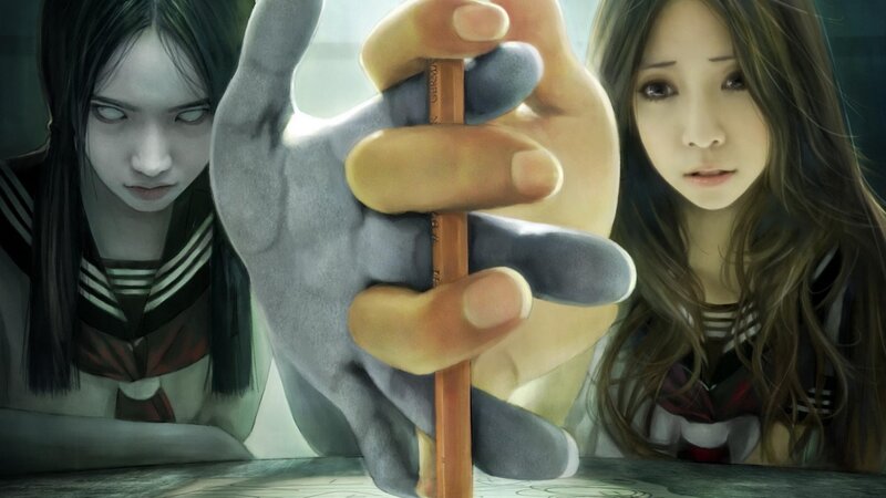 Two Girls Holding a Pencil