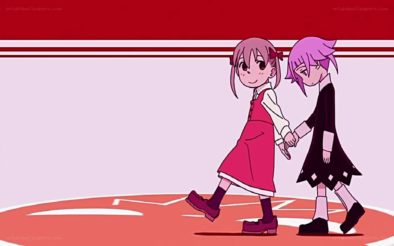two girls holding hands