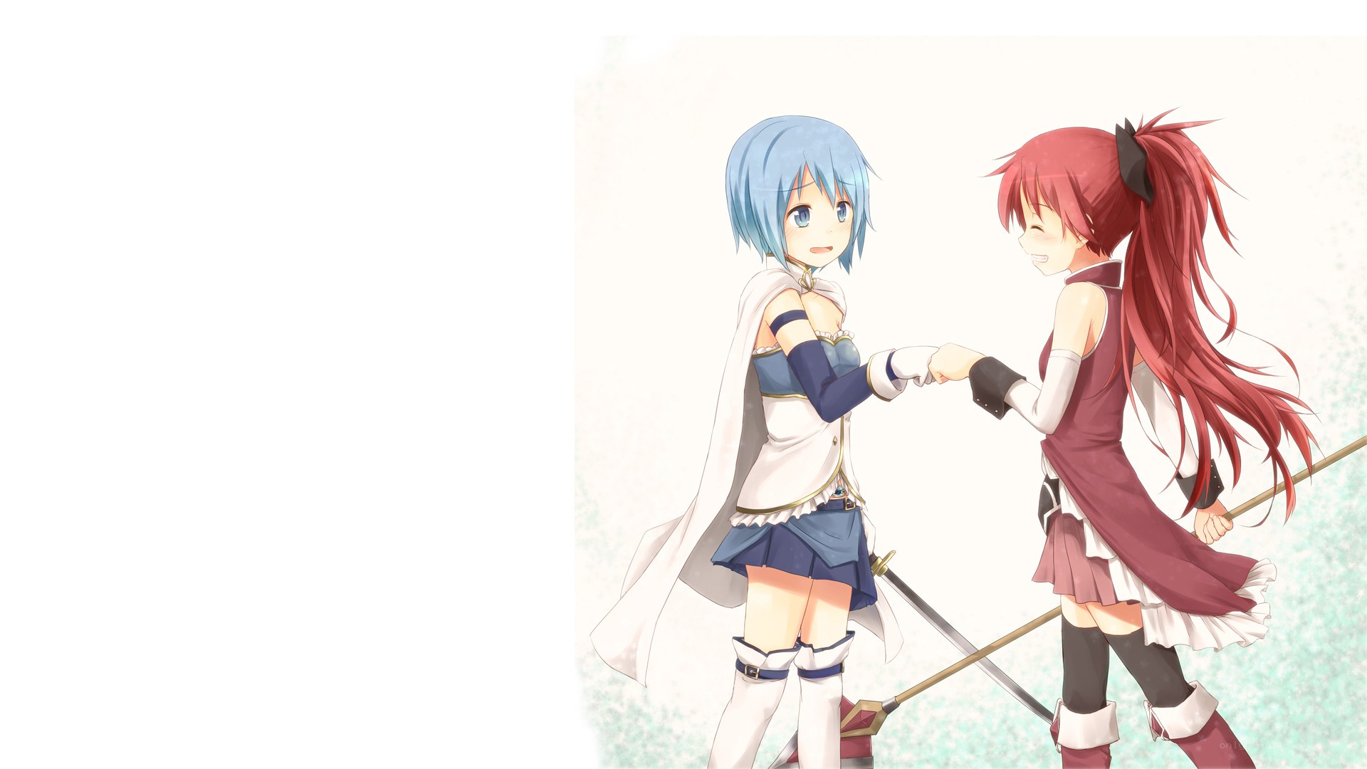 two girls holding hands