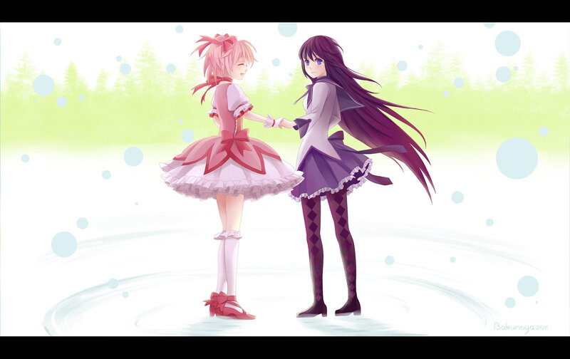 two girls holding hands