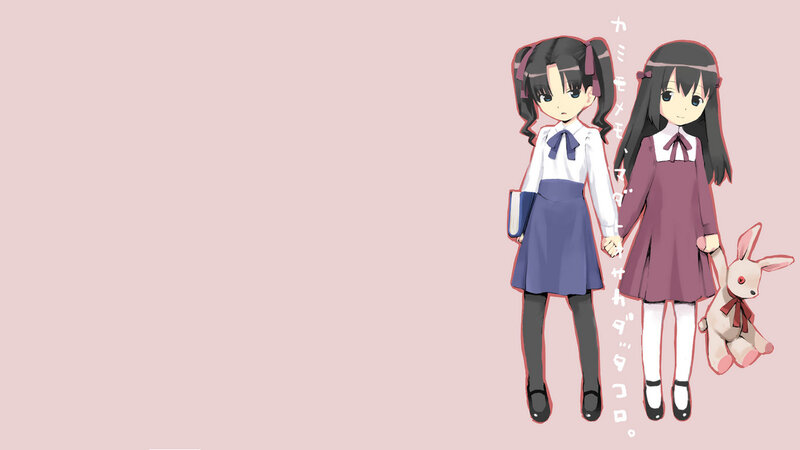 two girls holding hands