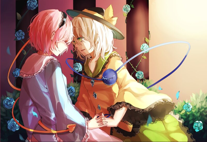 Two Girls Holding Hands — Pink, Intimate, Afternoon