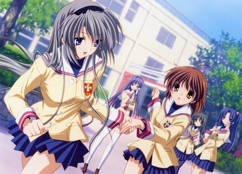 Two Girls Holding Hands — Yellow, Cheerful, Afternoon