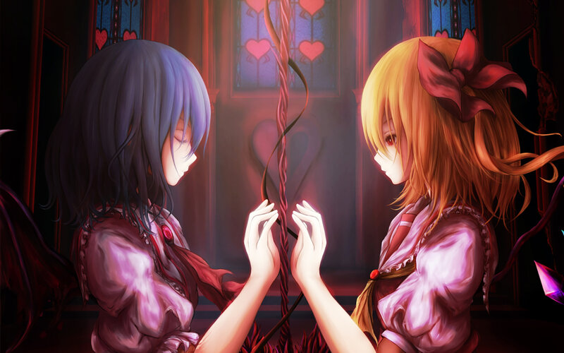 Two Girls Holding Rope