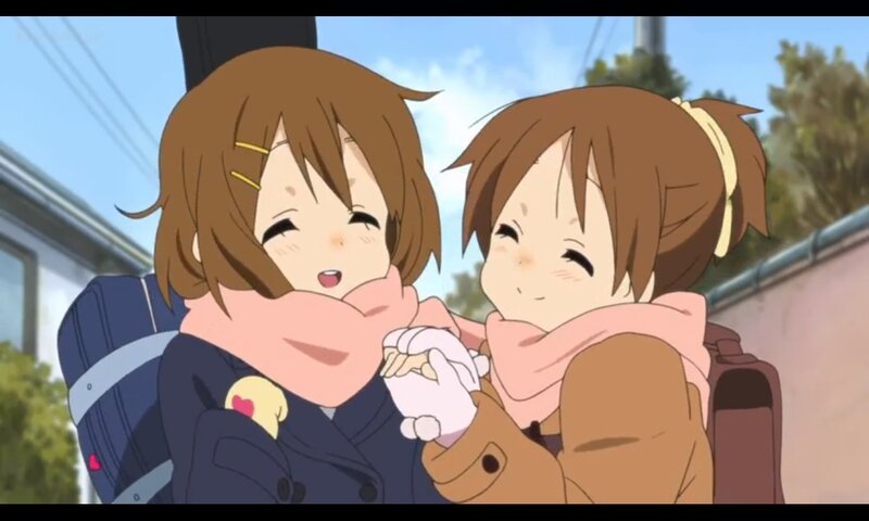 Two Girls Hugging — Brown, Happy, Afternoon