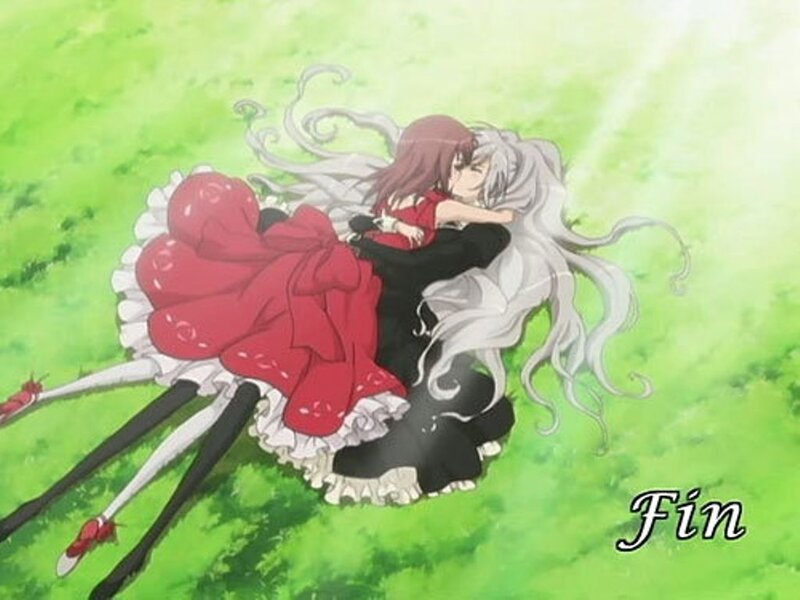 Two Girls Hugging — Green, Peaceful