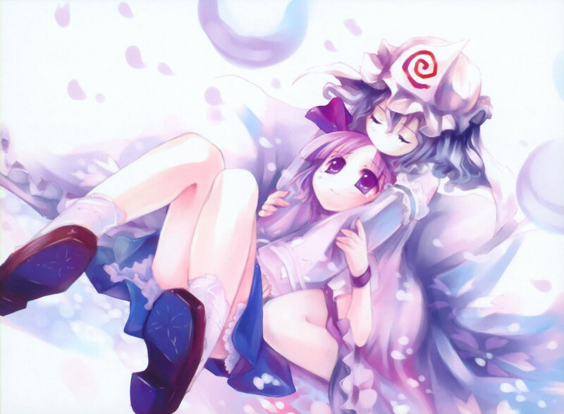Two girls hugging in a dream