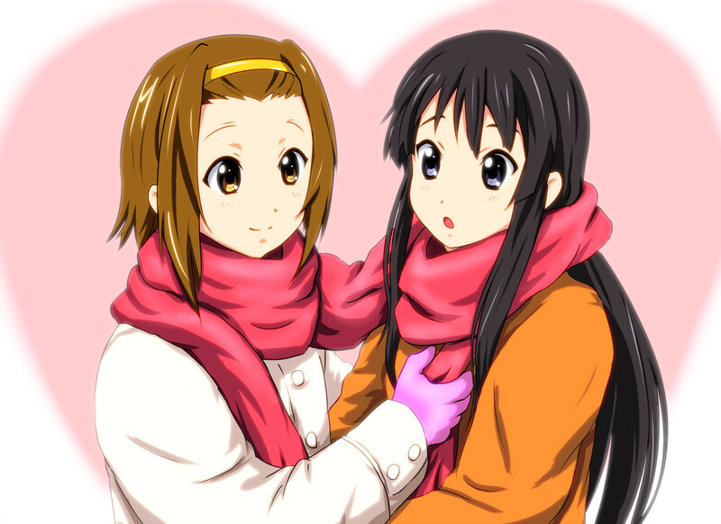 Two Girls Hugging — Pink, Affectionate, Winter