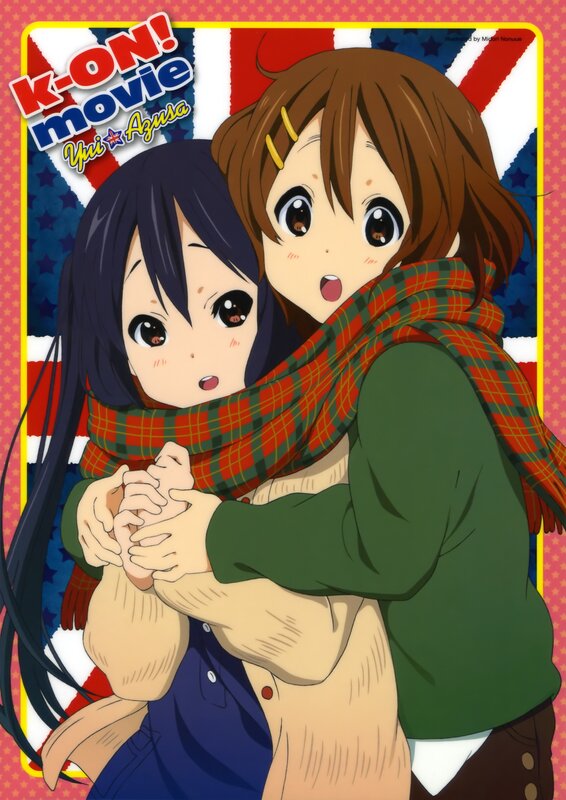 Two Girls Hugging — Red, Playful