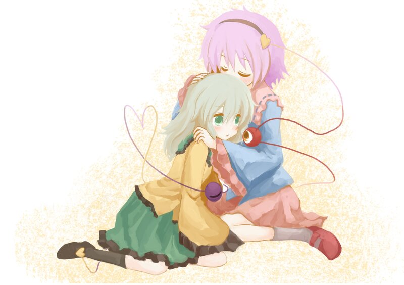 Two girls hugging warmly