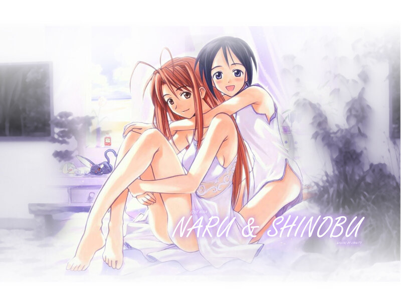 Two Girls Hugging — White, Peaceful