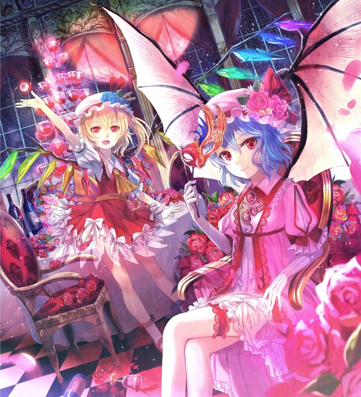 Two Girls in a Ballroom