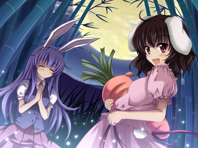 Two Girls in a Bamboo Grove