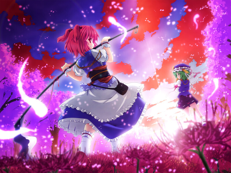 Two Girls in a Battle — Purple