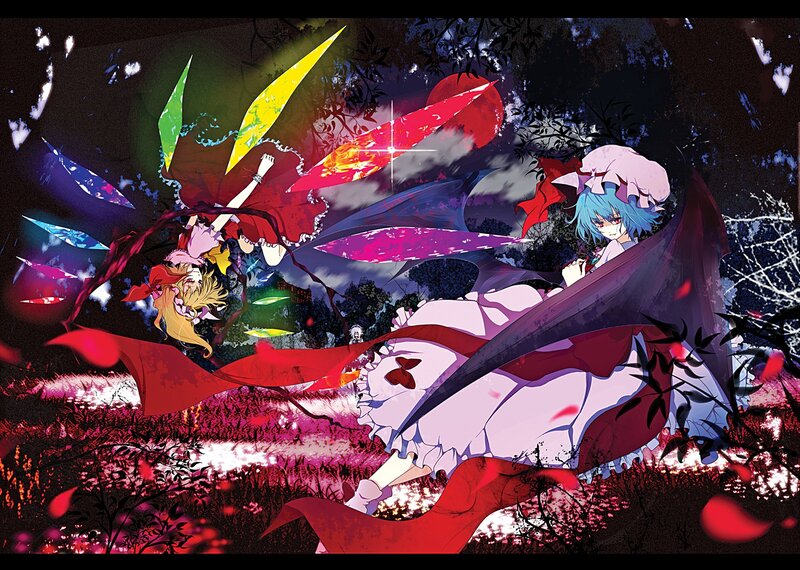 Two Girls in a Battle — Red