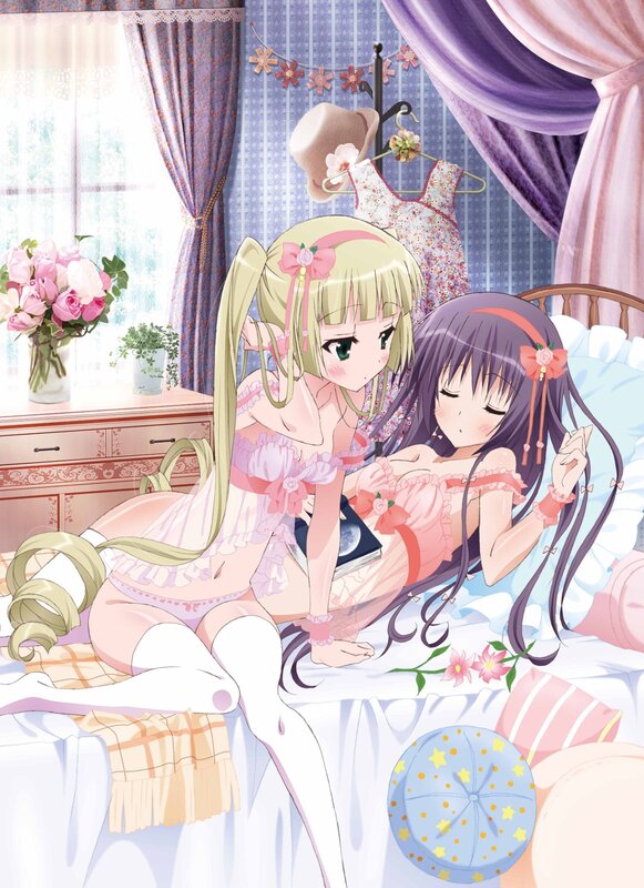 Two Girls in a Bedroom — Pink, Calm