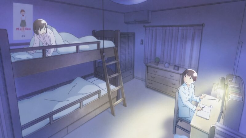 Two Girls in a Bedroom — Purple, Calm