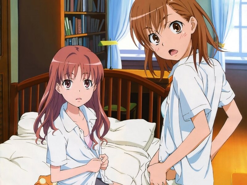 Two Girls in a Bedroom — White