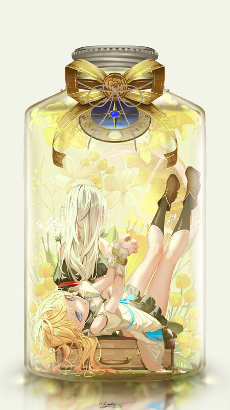 Two Girls in a Bottle