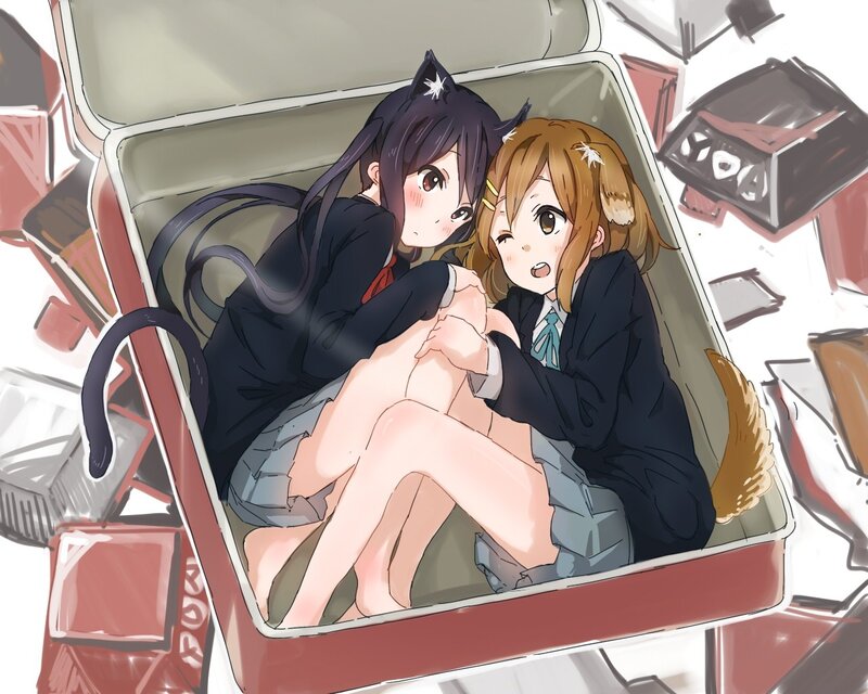 Two Girls in a Box — Black