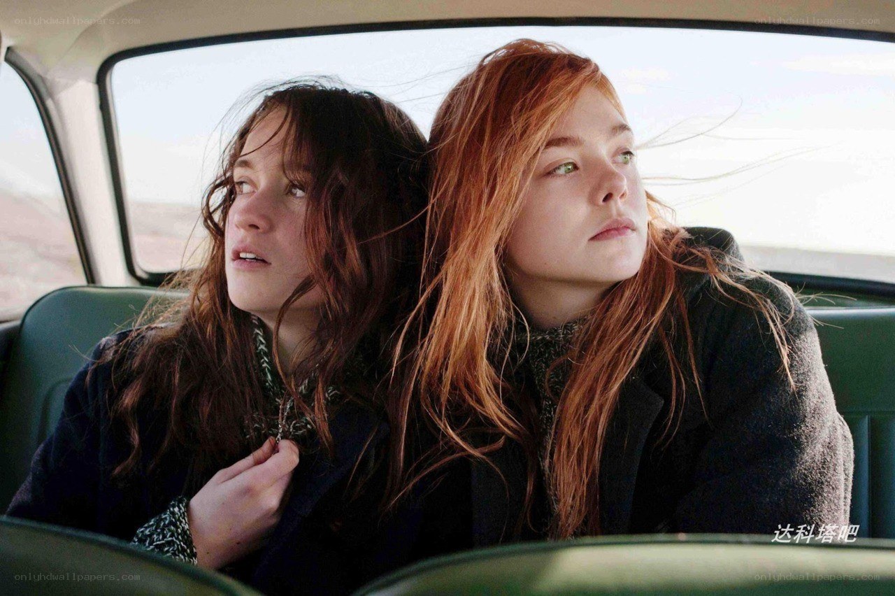 Two girls in a car