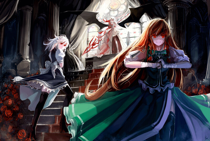 Two Girls in a Castle