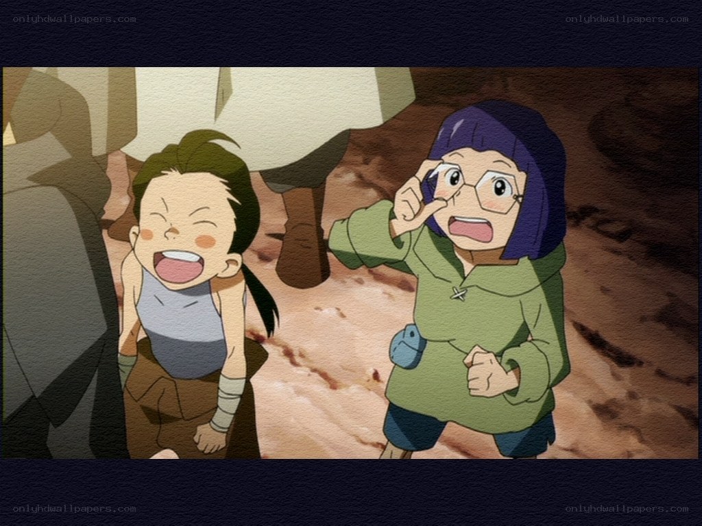 Two girls in a cave