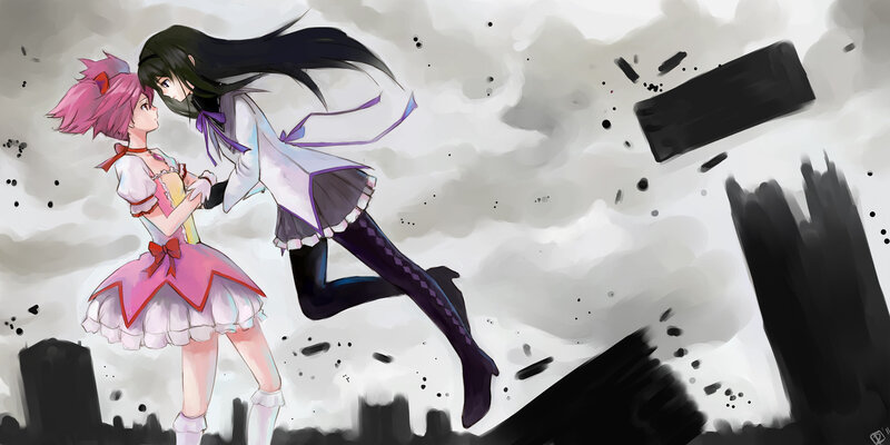 Two Girls in a City