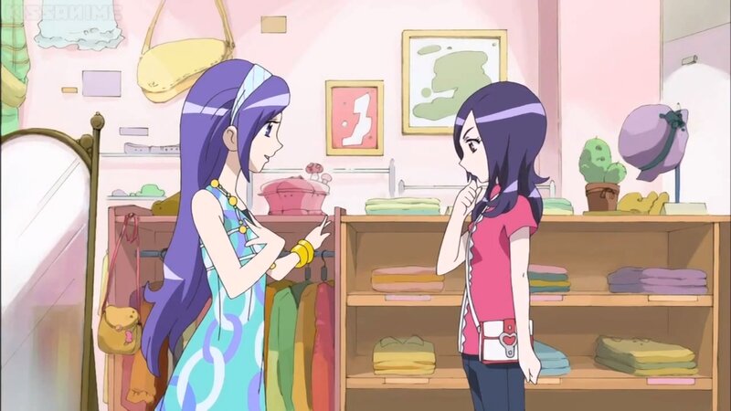 Two Girls in a Clothing Store