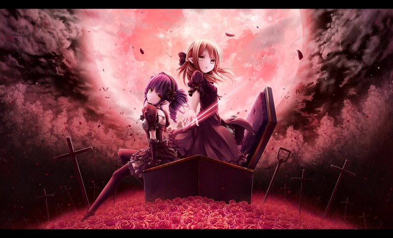 Two Girls in a Coffin