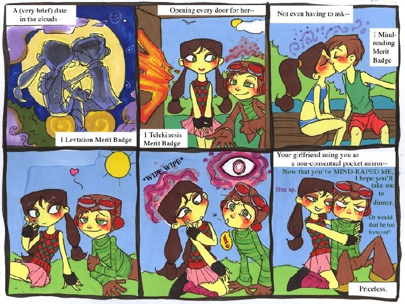 Two Girls in a Comic