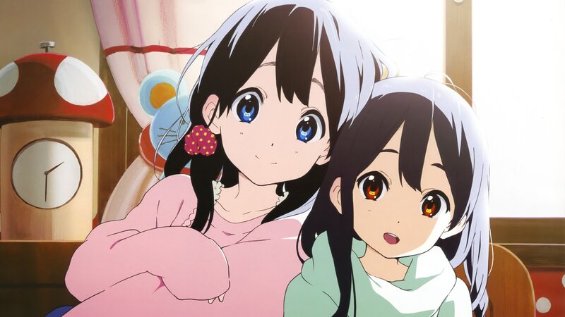 Two girls in a cozy room