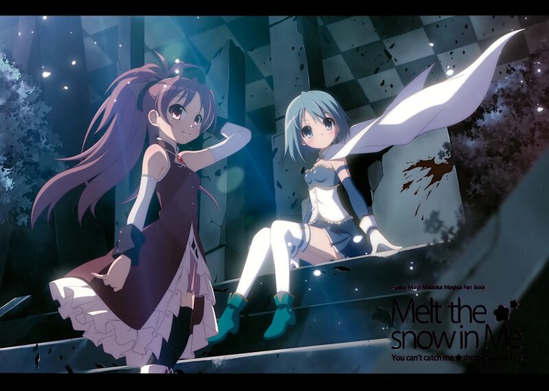 Two girls in a dark alley