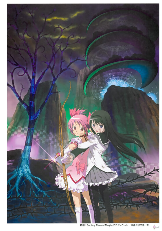 Two Girls in a Dark Forest — Purple