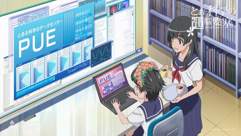 Two Girls in a Data Center