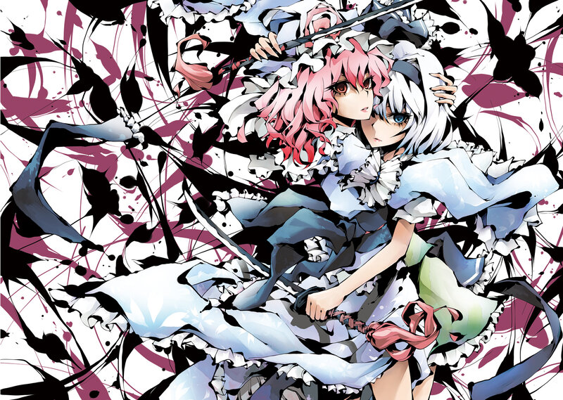 Two girls in a dynamic pose