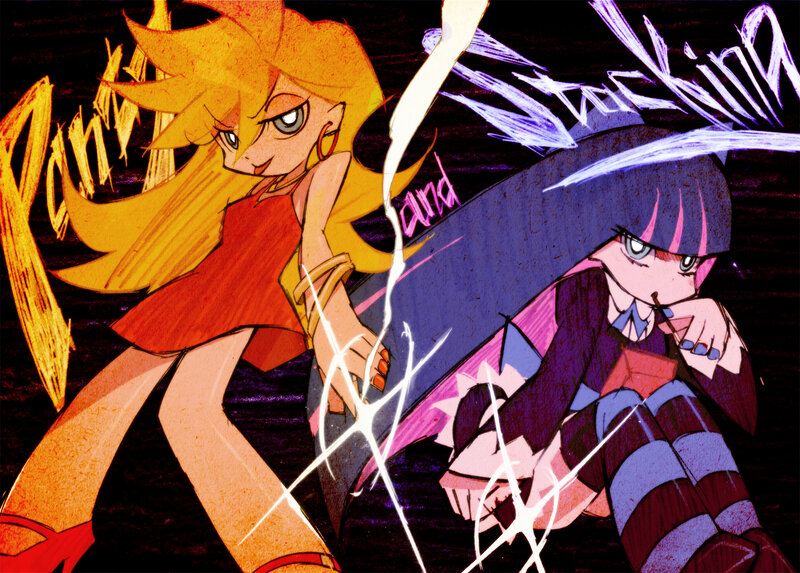 Two girls in a dynamic pose