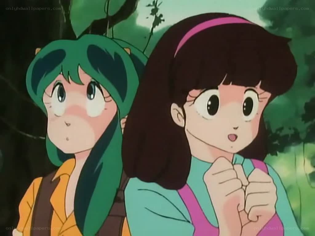 Two girls in a forest