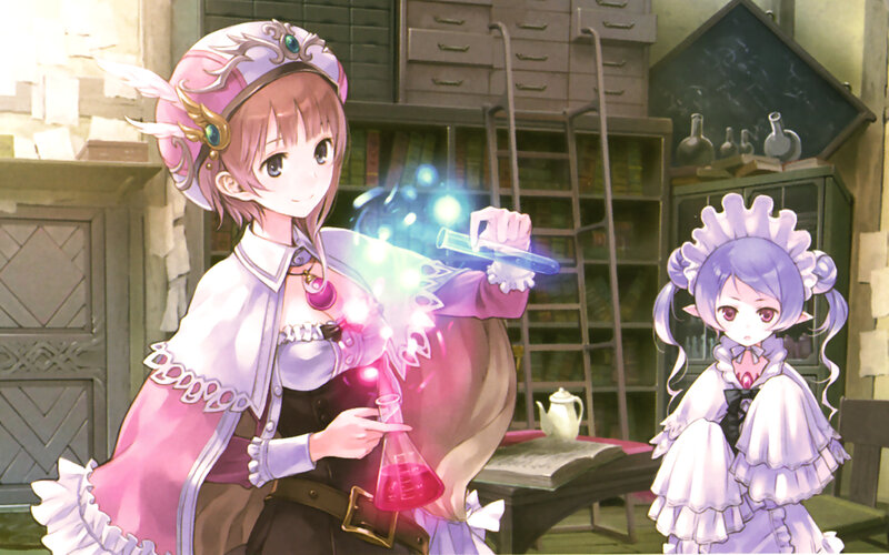 Two Girls in a Lab