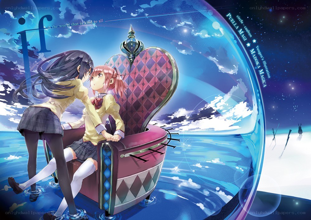 two girls in a magical bubble