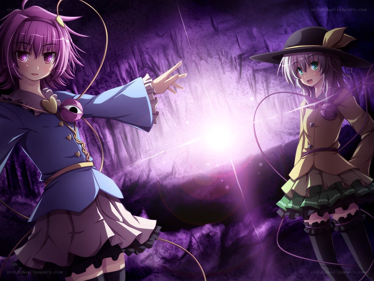 Two girls in a magical cave